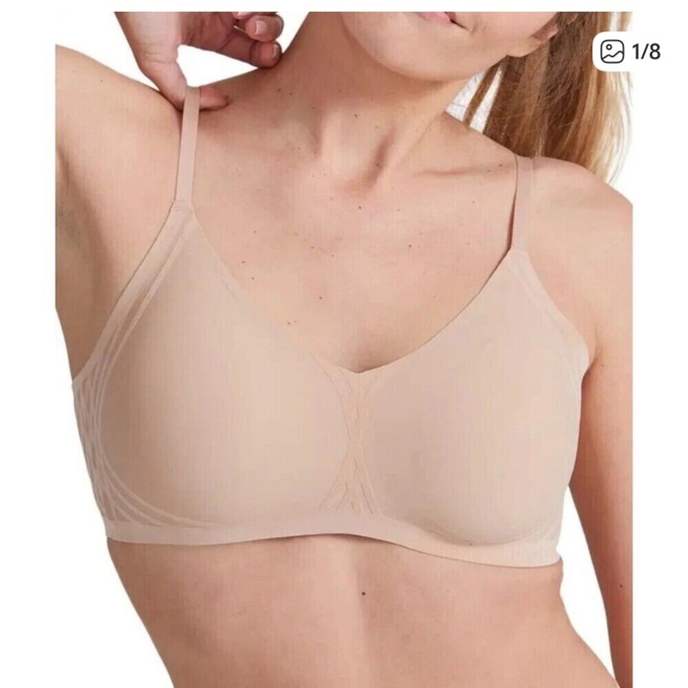 Honeylove Women's Silhouette wireless Intimate Bra - Soft Pink size 2xl nude tan